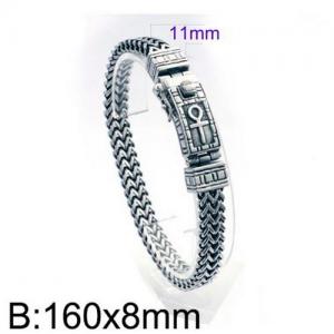 Stainless Steel Bracelet(Men) - KB135824-D