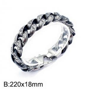 Stainless Steel Bracelet(Men) - KB135834-D