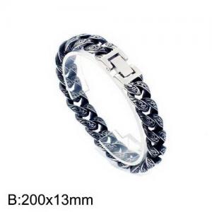 Stainless Steel Bracelet(Men) - KB135846-D