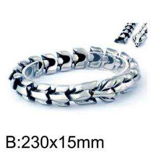 Stainless Steel Bracelet(Men) - KB135850-BD