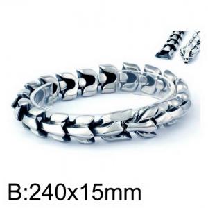Stainless Steel Bracelet(Men) - KB135851-BD