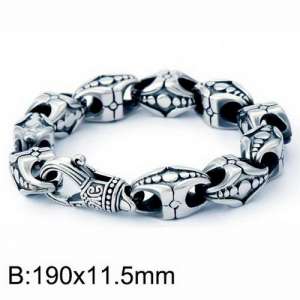 Stainless Steel Bracelet(Men) - KB135854-BD