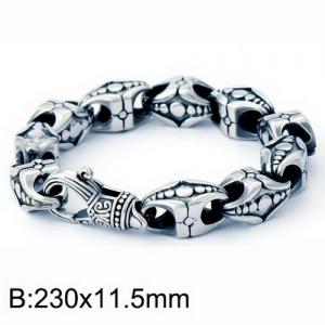 Stainless Steel Bracelet(Men) - KB135855-BD
