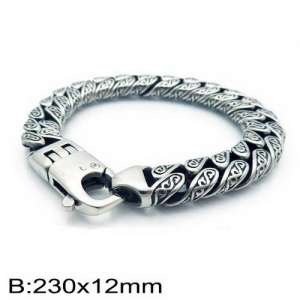 Stainless Steel Bracelet(Men) - KB135858-BD
