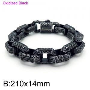 Stainless Steel Bracelet(Men) - KB135866-BD