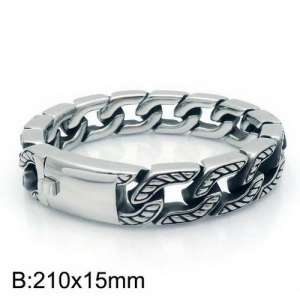 Stainless Steel Bracelet(Men) - KB135872-BD