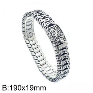 Stainless Steel Bracelet(Men) - KB135882-BD