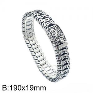 Stainless Steel Bracelet(Men) - KB135882-BD