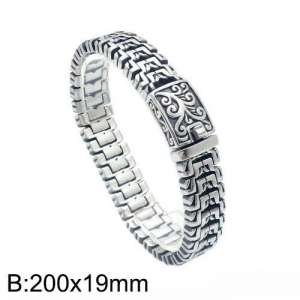 Stainless Steel Bracelet(Men) - KB135883-BD