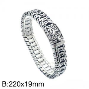 Stainless Steel Bracelet(Men) - KB135884-BD