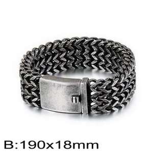 Stainless Steel Bracelet(Men) - KB135888-BD