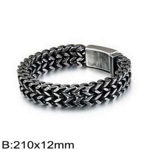Stainless Steel Bracelet(Men) - KB135891-BD
