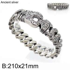 Stainless Steel Bracelet(Men) - KB135897-BD