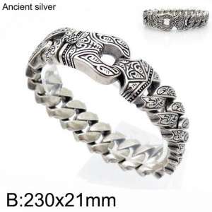 Stainless Steel Bracelet(Men) - KB135898-BD