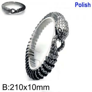 Stainless Steel Bracelet(Men) - KB135900-BD