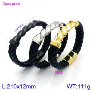 Leather Bracelet - KB136100-KFC