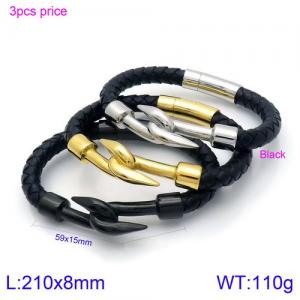 Leather Bracelet - KB136102-KFC