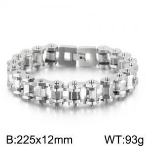 Stainless Steel Bicycle Bracelet - KB136322-KFC