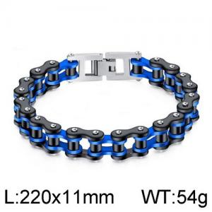 Stainless Steel Bicycle Bracelet - KB136401-WGTY