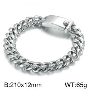 Stainless Steel Bracelet(Men) - KB136970-Z
