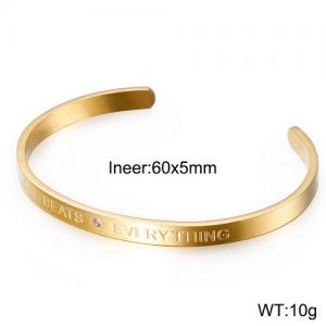 Stainless Steel Wire Bangle - KB137002-K