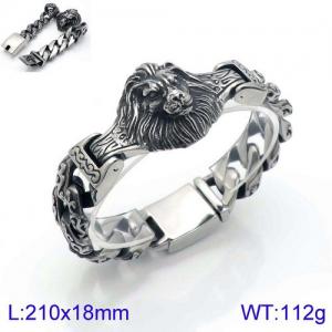 Stainless Steel Bracelet(Men) - KB137026-BDJX