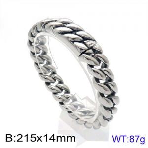 Stainless Steel Bracelet(Men) - KB137030-BDJX