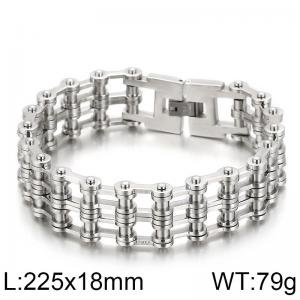 Stainless Steel Bicycle Bracelet - KB137065-KFC