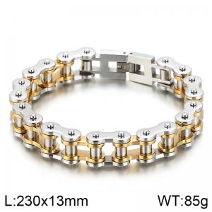 Stainless Steel Bicycle Bracelet - KB137067-KFC