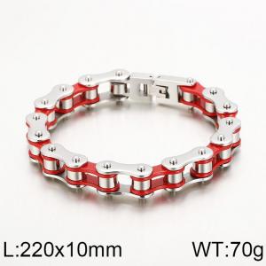 Stainless Steel Bicycle Bracelet - KB137068-KFC