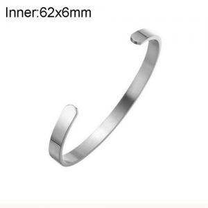 Stainless Steel Bangle - KB137264-WGLA