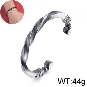 Stainless Steel Bangle - KB137859-WGQF