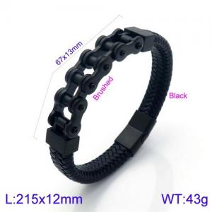 Stainless Steel Bicycle Bracelet - KB138029-KFC