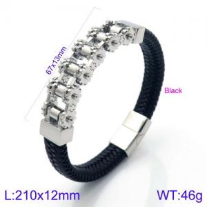 Stainless Steel Bicycle Bracelet - KB138031-KFC