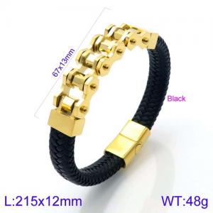 Stainless Steel Bicycle Bracelet - KB138035-KFC