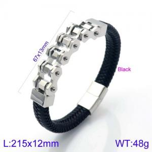 Stainless Steel Bicycle Bracelet - KB138036-KFC