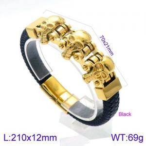 Stainless Steel Bicycle Bracelet - KB138038-KFC