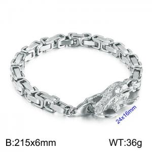 Stainless Steel Bracelet(Men) - KB138220-Z