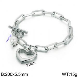 Stainless Steel Bracelet(women) - KB138408-Z