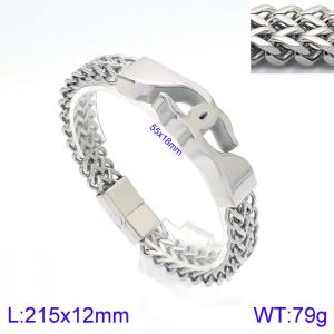 Stainless Steel Bracelet(Men) - KB138763-KFC