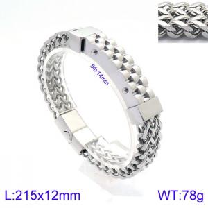 Stainless Steel Bracelet(Men) - KB138768-KFC