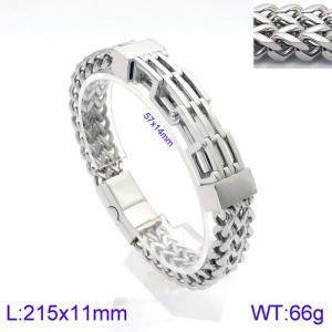 Stainless Steel Bracelet(Men) - KB138782-KFC