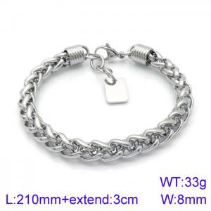 Stainless Steel Bracelet(Men) - KB138854-KFC
