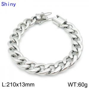 Stainless Steel Bracelet(Men) - KB139259-Z
