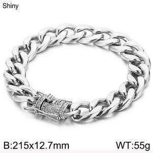 Stainless Steel Bracelet(Men) - KB139262-Z