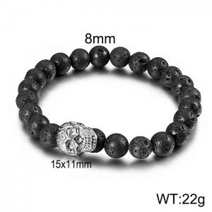 Stainless Skull Bracelet - KB139272-Z