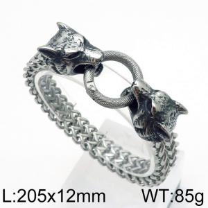Stainless Steel Bracelet(Men) - KB139279-Z