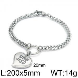 Stainless Steel Bracelet(women) - KB139296-Z