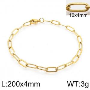 Stainless Steel Gold-plating Bracelet - KB139317-Z