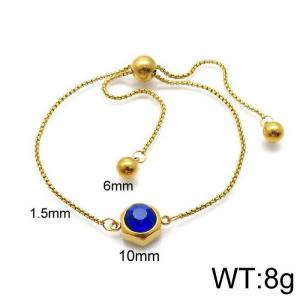 Stainless Steel Gold-plating Bracelet - KB139332-Z